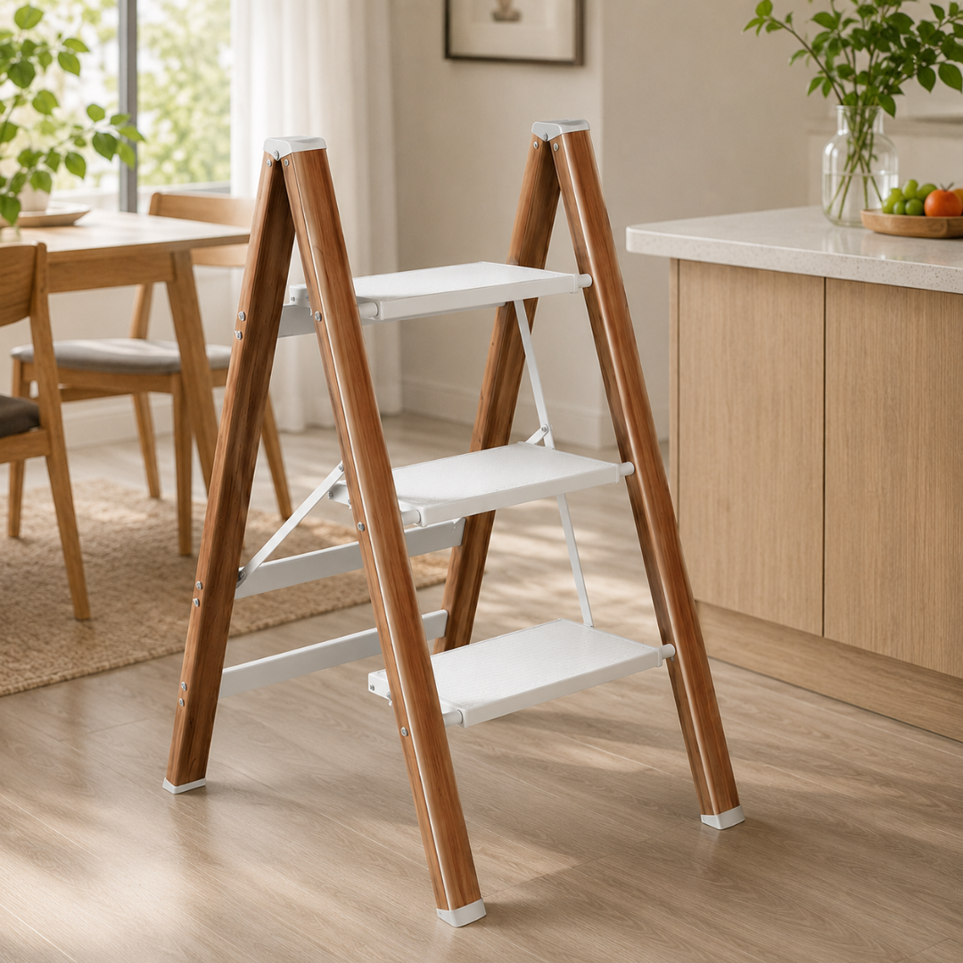 Foldable Aluminium Alloy Multi-Step Ladder