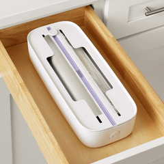 2 in 1 Compact Aluminum Foil Dispenser with Cutter