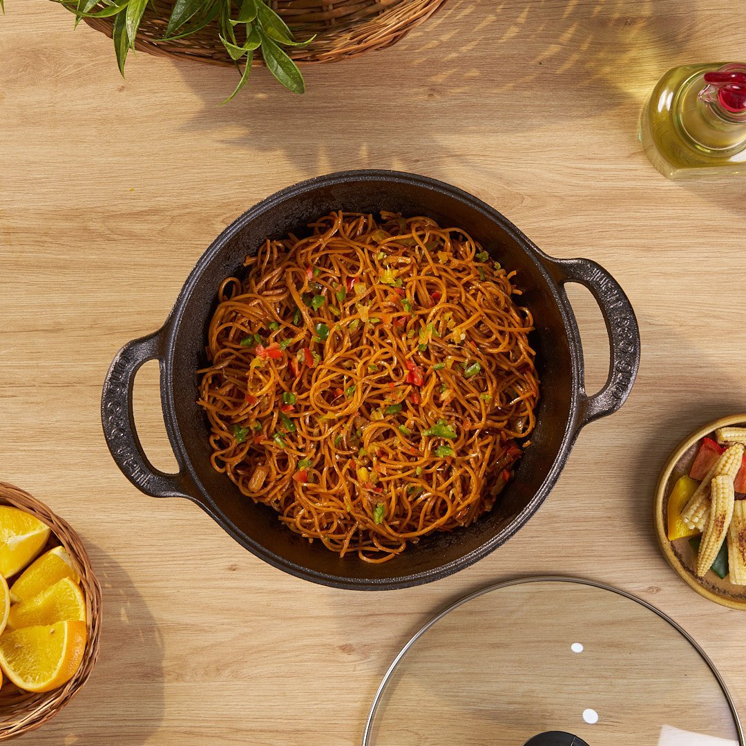 Cast Iron Gourmet Cooking Kadai (25cm)