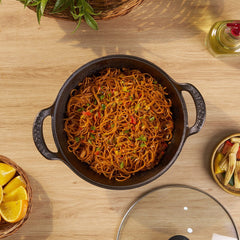 Cast Iron Gourmet Cooking Kadai (25cm)