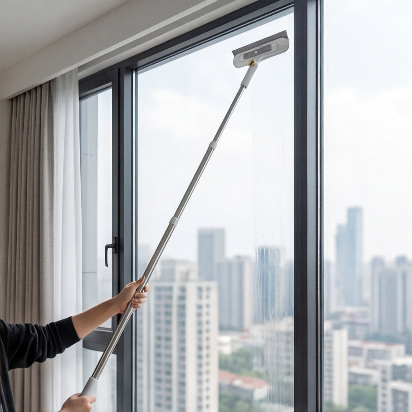 360° Rotating Extendable Window Cleaning Wiper