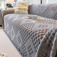 Elegant Plush Sofa Protector ThrowEM-SC-38