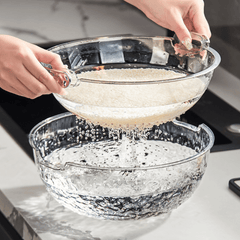 Double-Layered Crystal Drain Basket