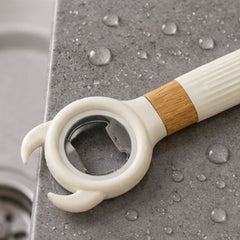 Bottle Opener With Stainless Steel Opening Head