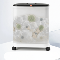 Adjustable Lifting Trash Can with Wheels and Sealed Lid(45L)
