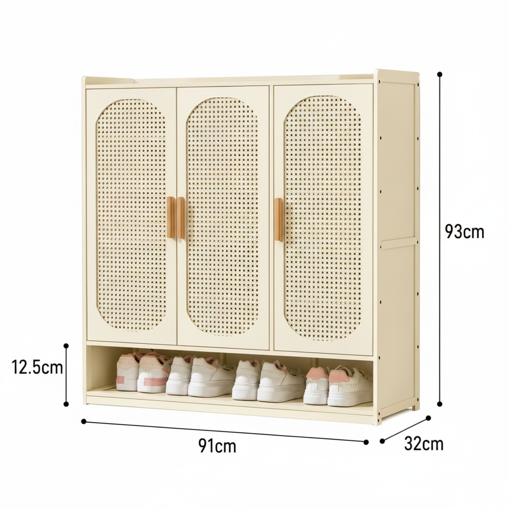 Arched Door Multi-Layer Shoe Storage Cabinet