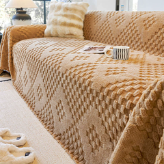 Elegant Plush Sofa Protector ThrowEM-SC-38