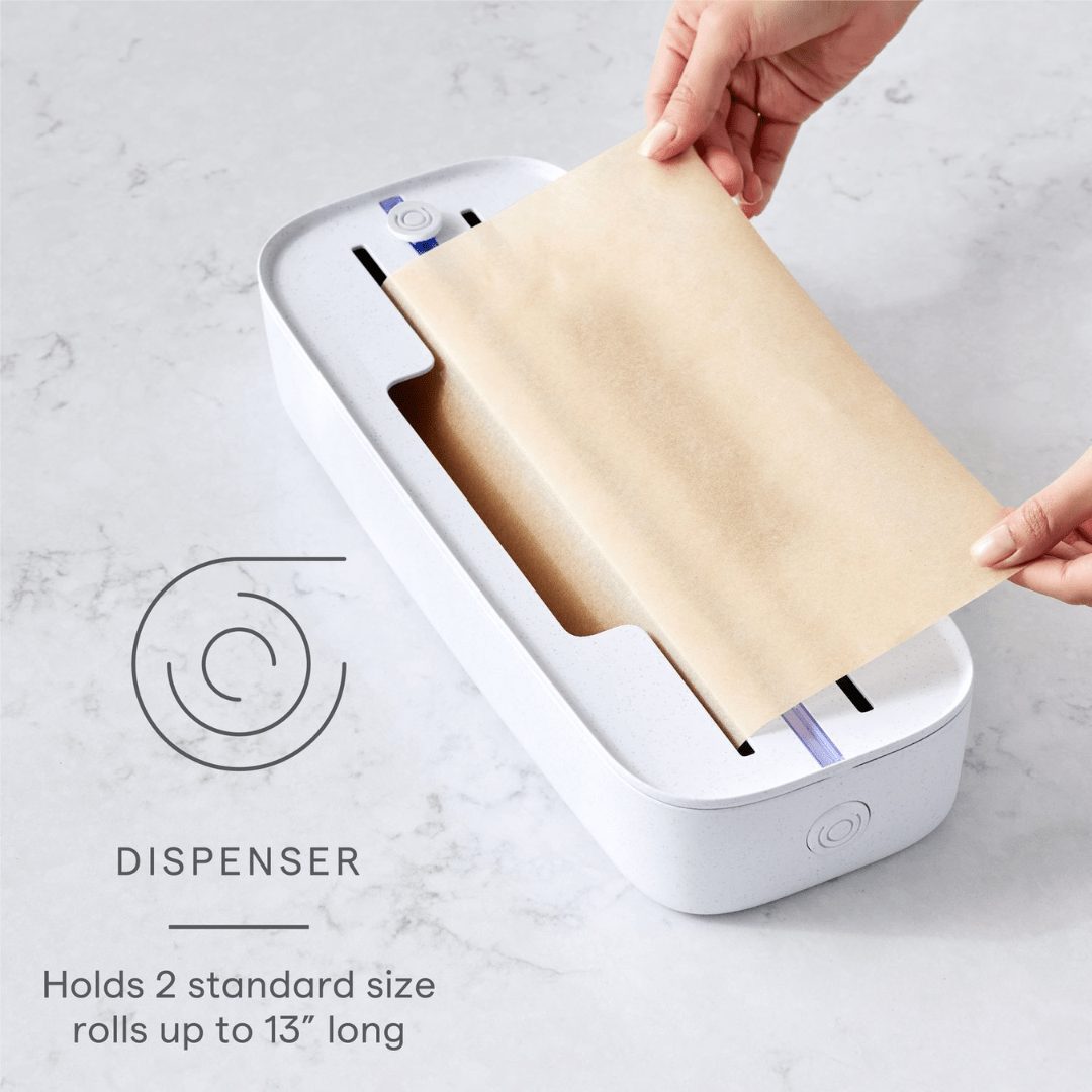 2 in 1 Compact Aluminum Foil Dispenser with Cutter