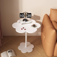 Compact Aesthetic Flower Design Side Table