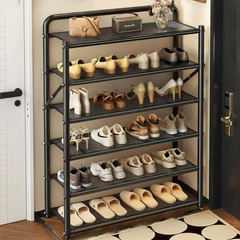 Foldable Multi-Layer Metal Shoe Rack