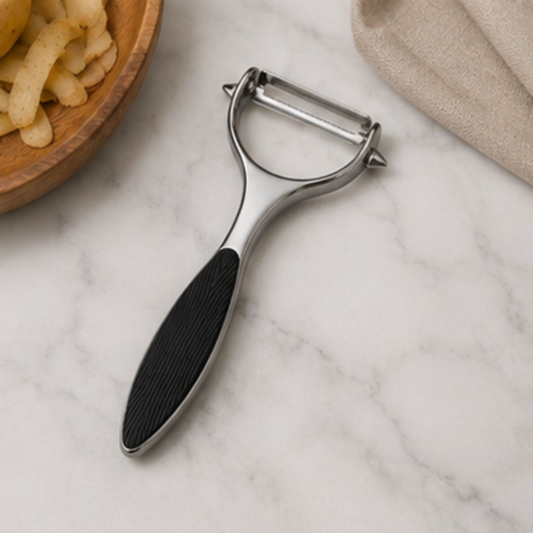 Easy Grip Kitchen Peeler with Sharp Blade