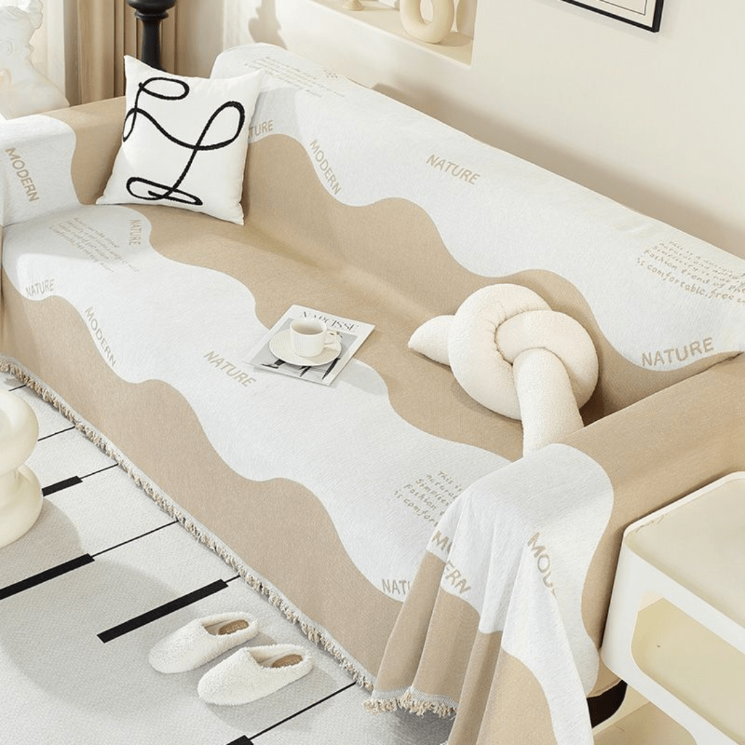 Coffee Elegance Elegance Chenille Sofa Cover