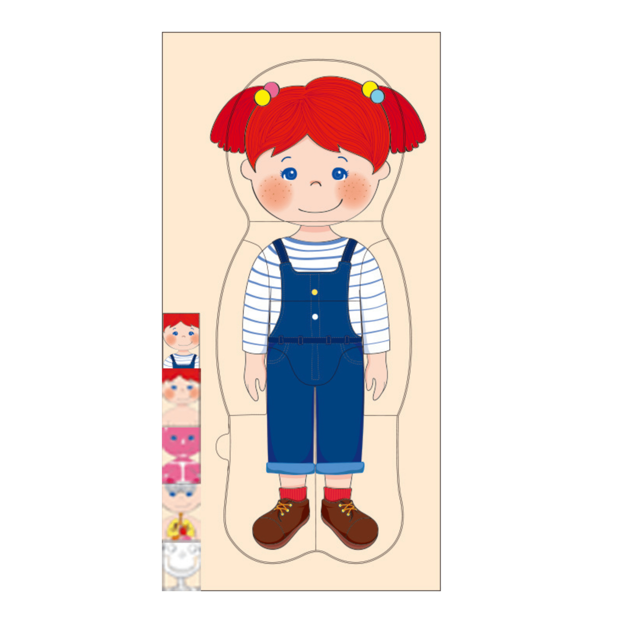 Educational Wooden Body Parts Puzzle