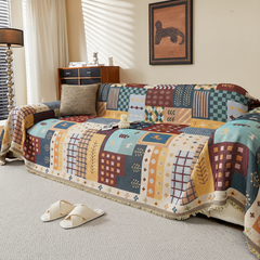 Anti-Slip Multicolor Printed Sofa Cover