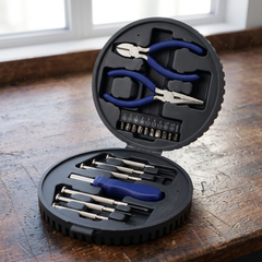 19-IN-1 Round Auto Tool Kit