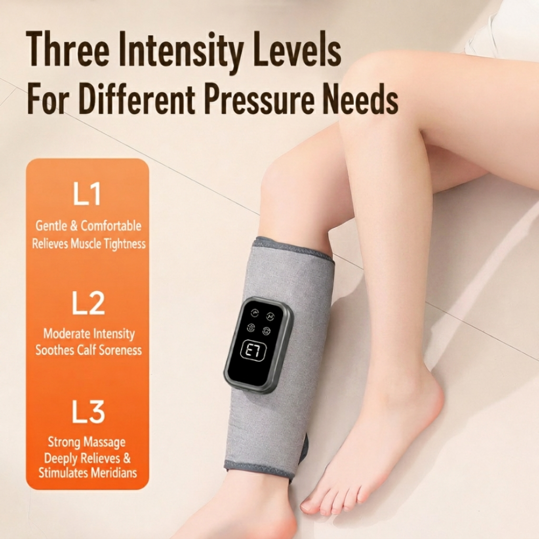 Electric Heated Leg Massager with Air Compression Therapy