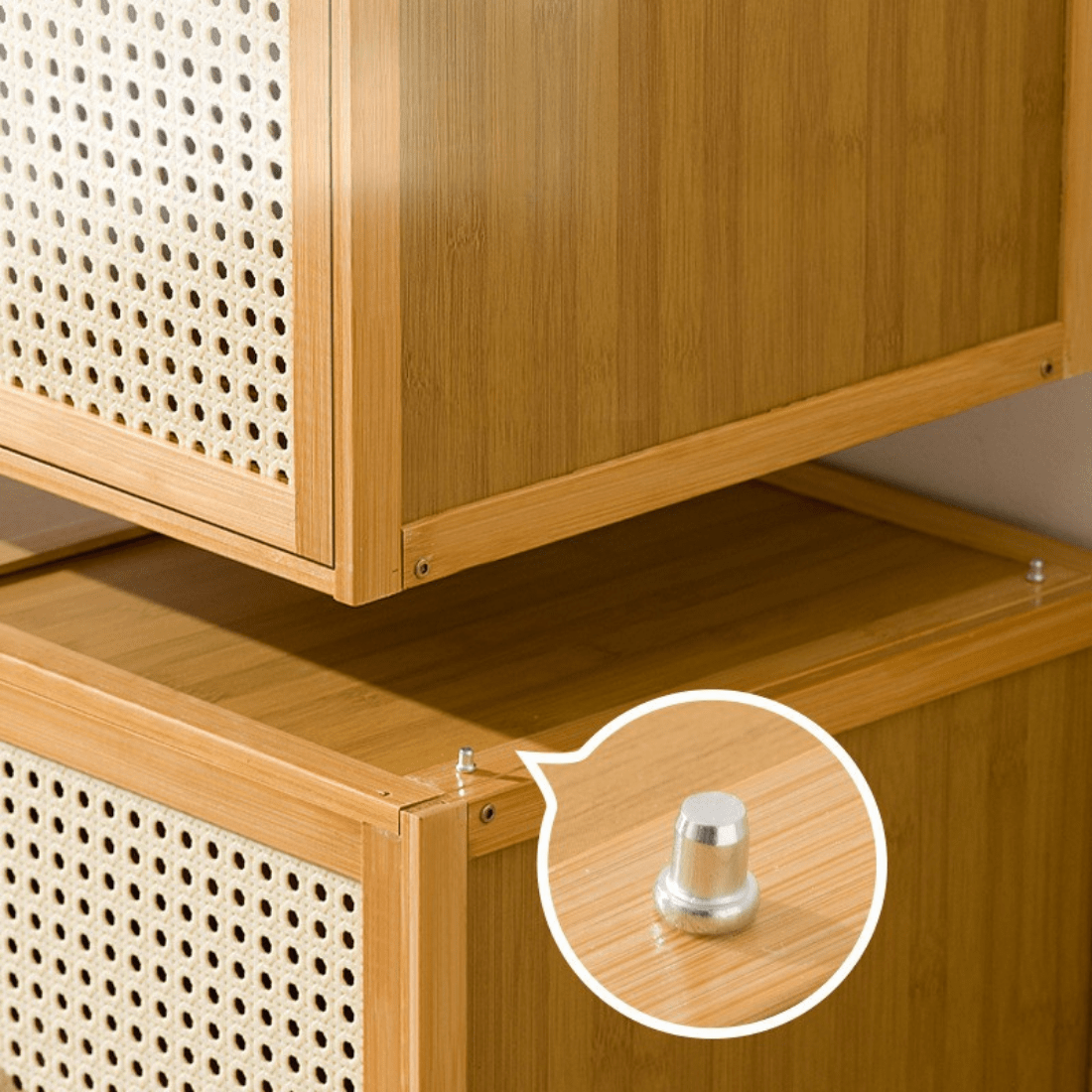Free-Combination Solid Wood Storage Cabinet