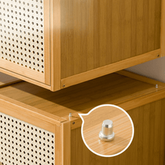 Free-Combination Solid Wood Storage Cabinet