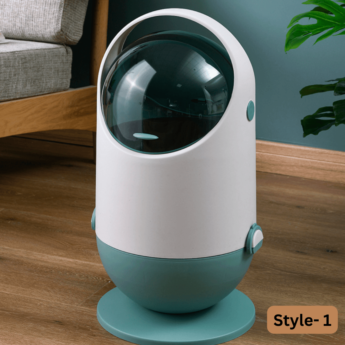 Elegant Floor Trash Can for Bathroom and Kitchen