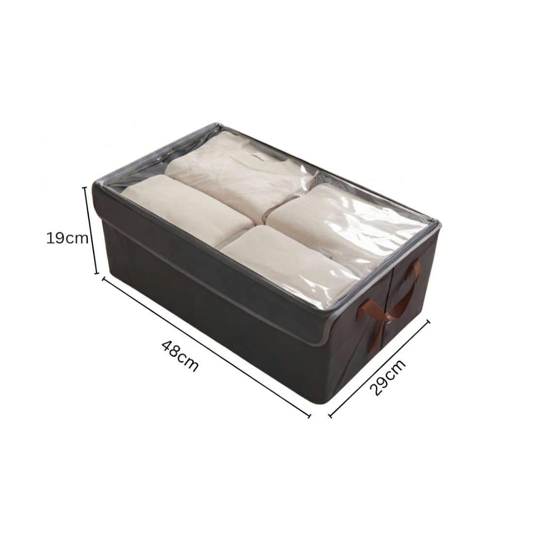 Fold & Stack Dustproof Storage Basket