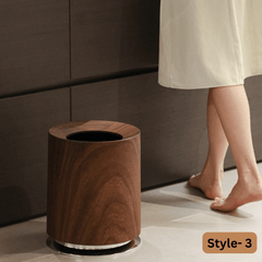 Elegant Floor Trash Can for Bathroom and Kitchen