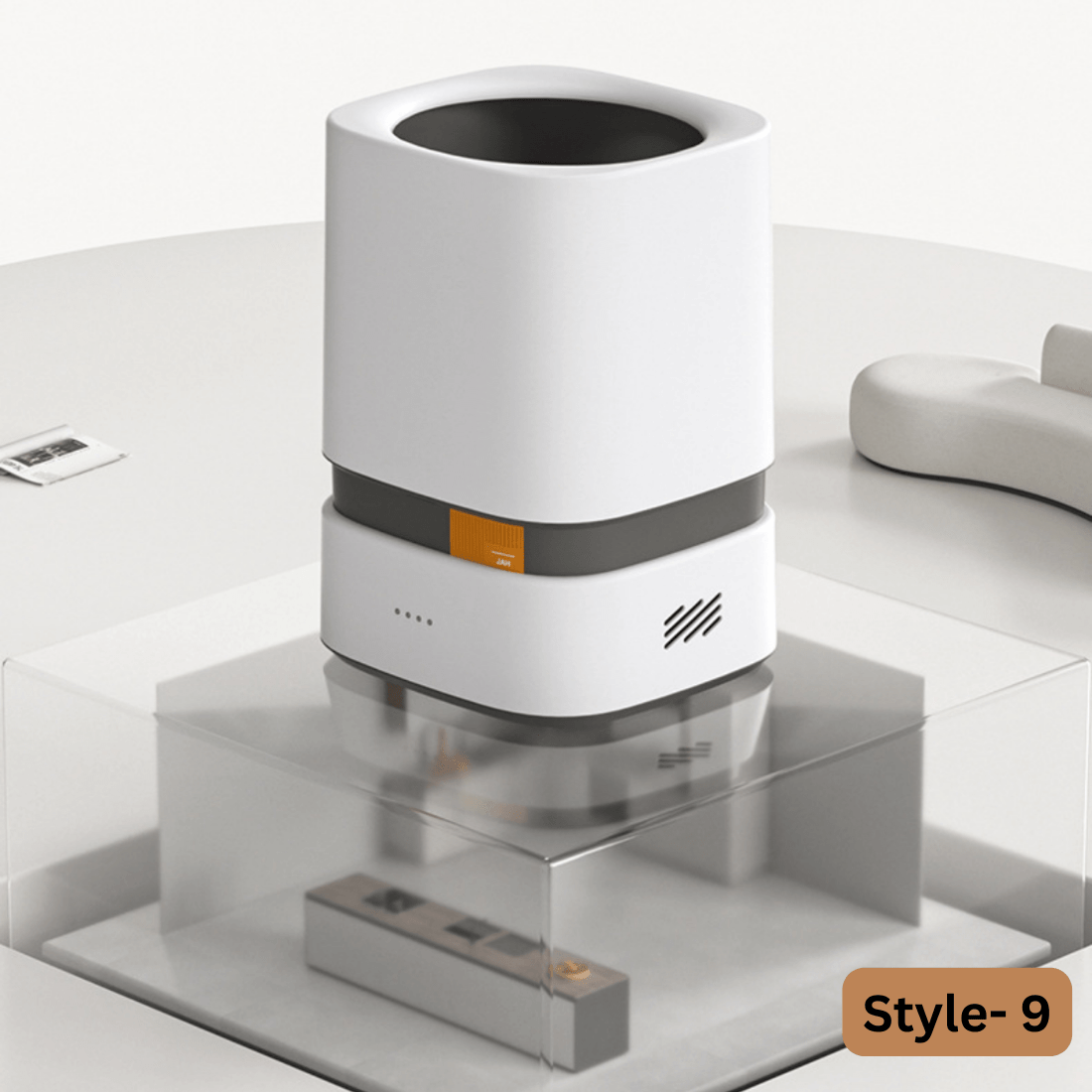 Elegant Floor Trash Can for Bathroom and Kitchen