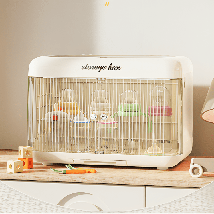 Foldable Dustproof Double-Layer Baby Storage Organizer (43.6 cm)