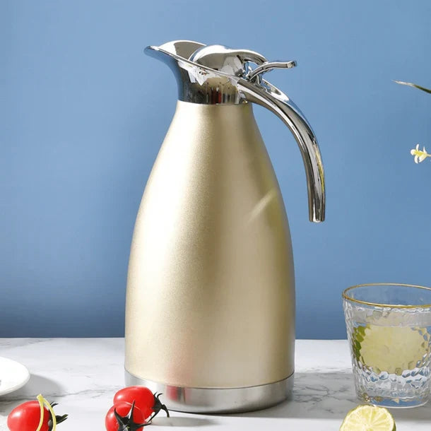 Double-Layer Stainless Steel Bottle with Vacuum Sealed Lid (2L)