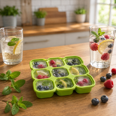 9-Grid Silicone Ice Cube Mold Tray