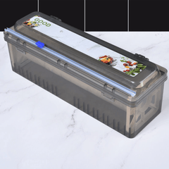 Food Wrap Roll Dispenser with Slide Cutter