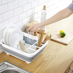 Foldable Silicone Kitchen Dish Drying Rack(36cm)