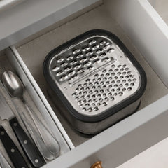2-in-1 Stainless Steel Grater with Storage Container