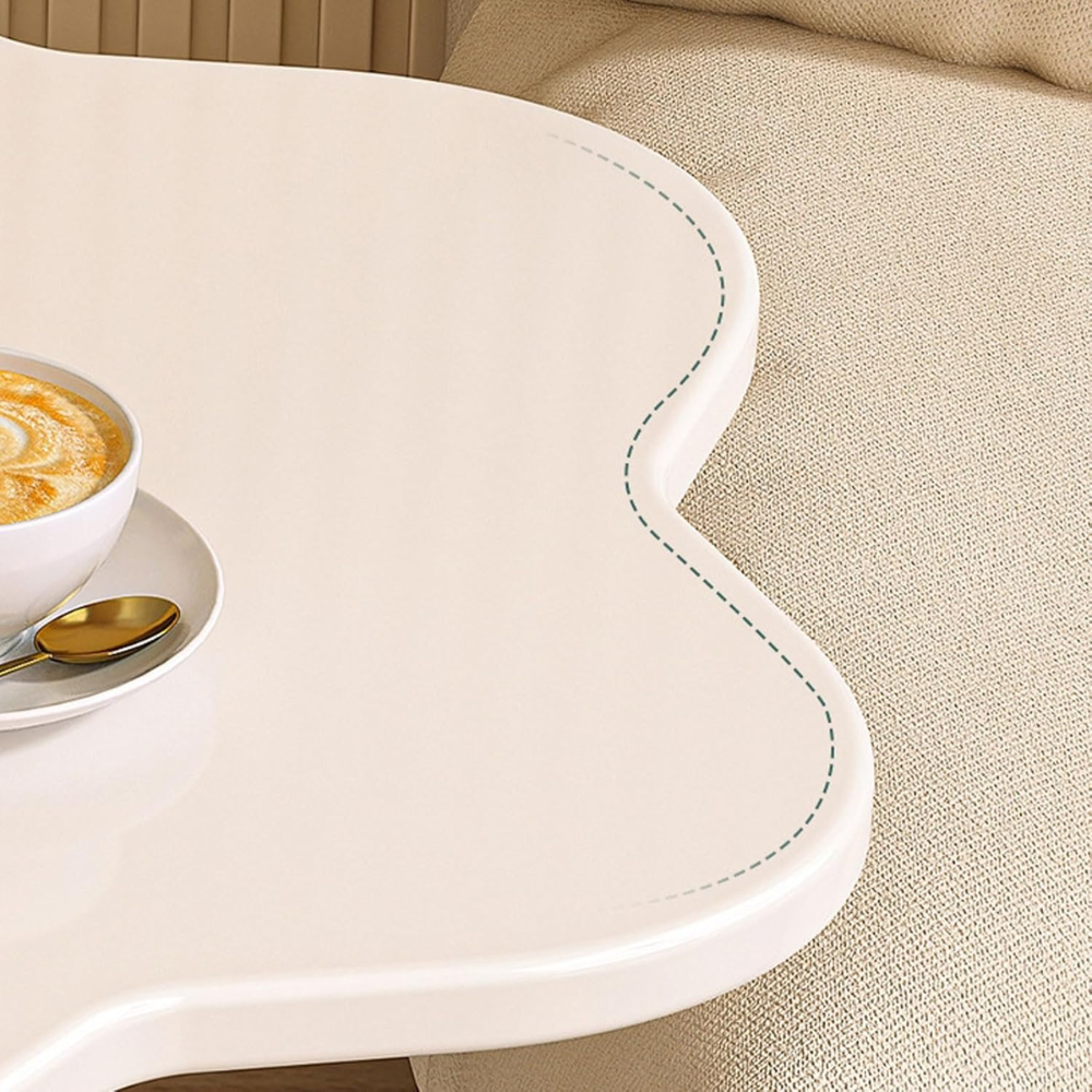 Compact Aesthetic Flower Design Side Table