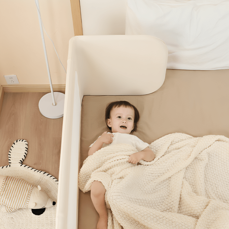 Foldable Portable Baby Bed Fence with Adjustable Height