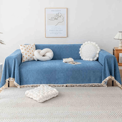 Elegance Chenille Sofa Cover :EM-SC-31 (Blue)