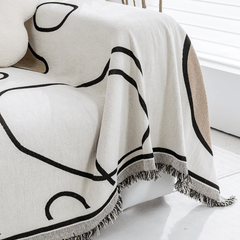 Elegance Chenille Sofa Cover : EM-SC-21 (Black)