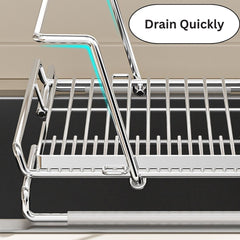Adjustable Sink Drain Basket Drying Rack