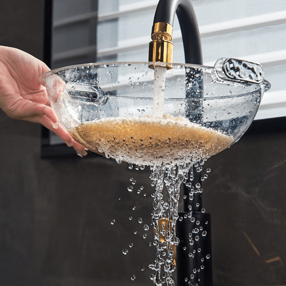 Double-Layered Crystal Drain Basket