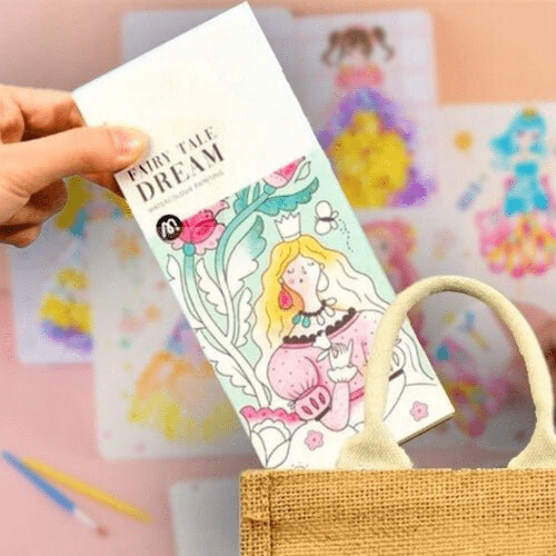 Childhood Infinite Dream Hand-Painted Book + Free Painting Book