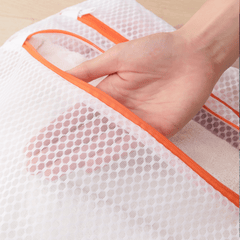 Durable Polyester Laundry Bag with Double Zipper Closure(Set of 3)