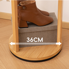360°  Rotating Floor Standing Coat Rack With Hooks