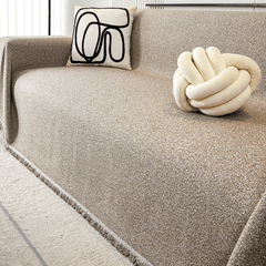 Elegance Chenille Sofa Cover : EM-SC-04 (Coffee)
