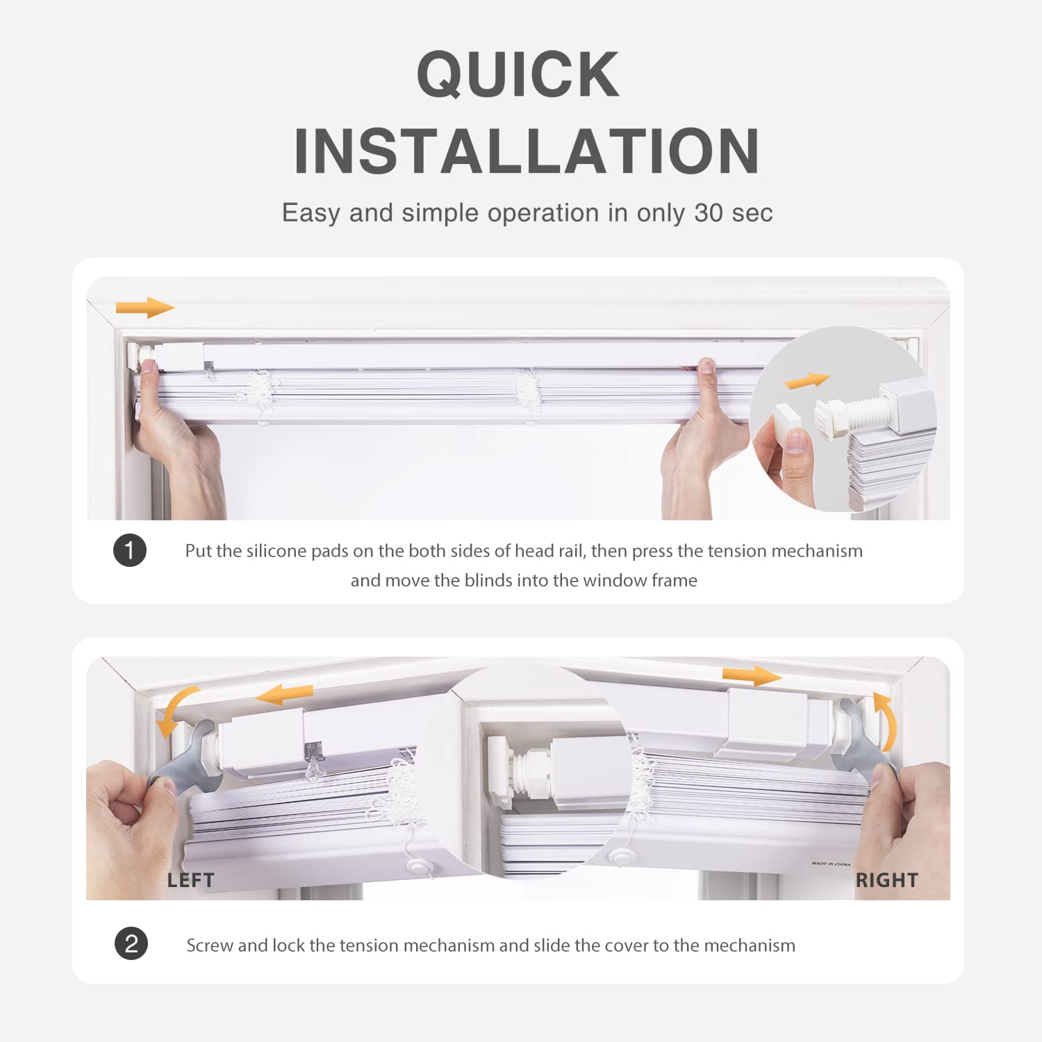 EasyFit Cordless Blinds