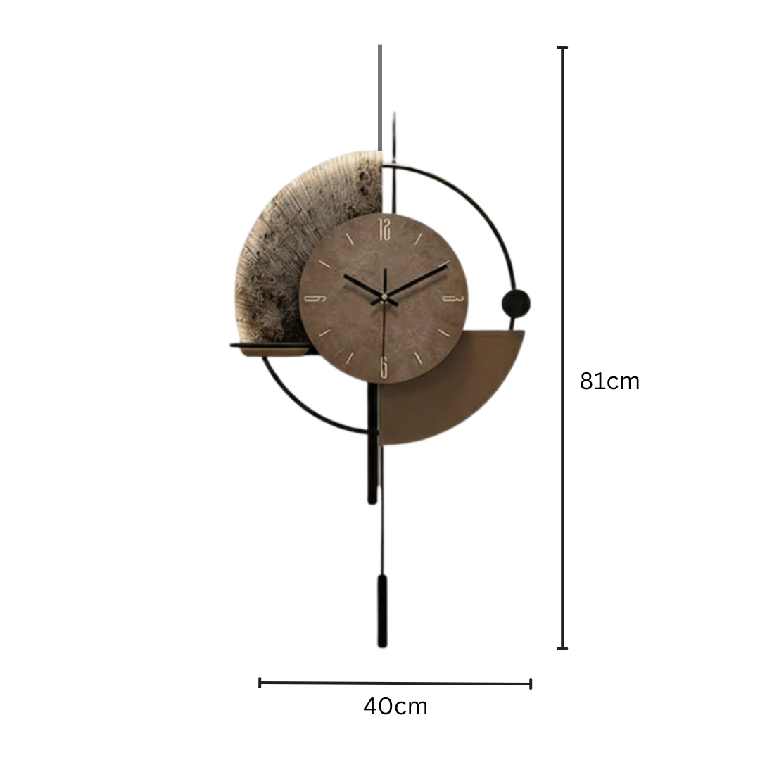 Decorative Pendulum Modern Metal Wall Clock