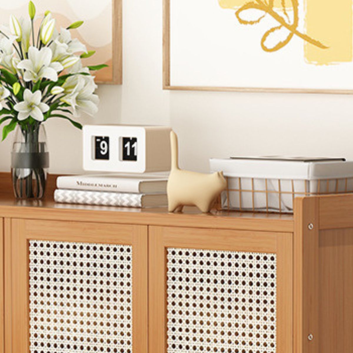 Breathable Multi-Layer Shoe Rack for Entryways