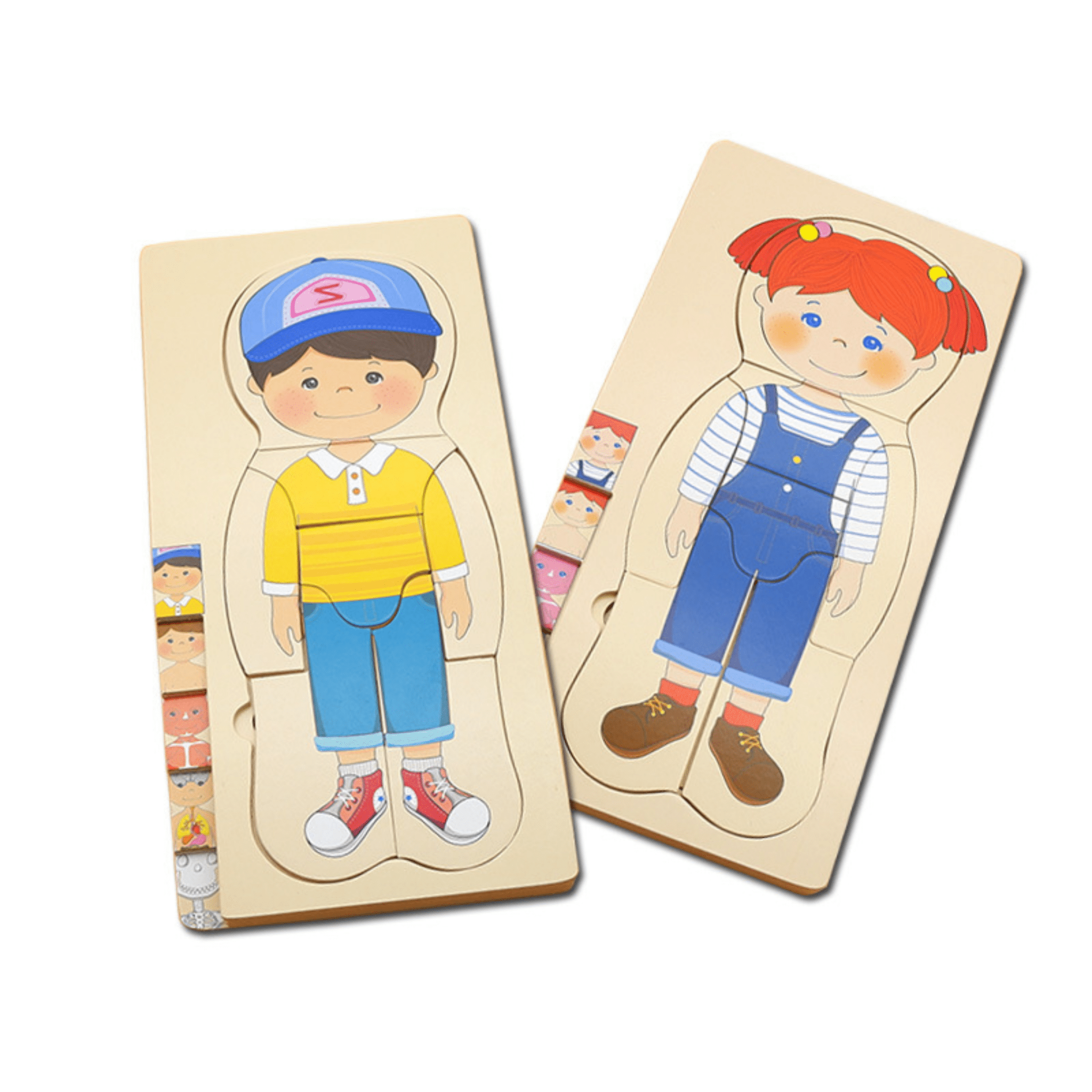 Educational Wooden Body Parts Puzzle