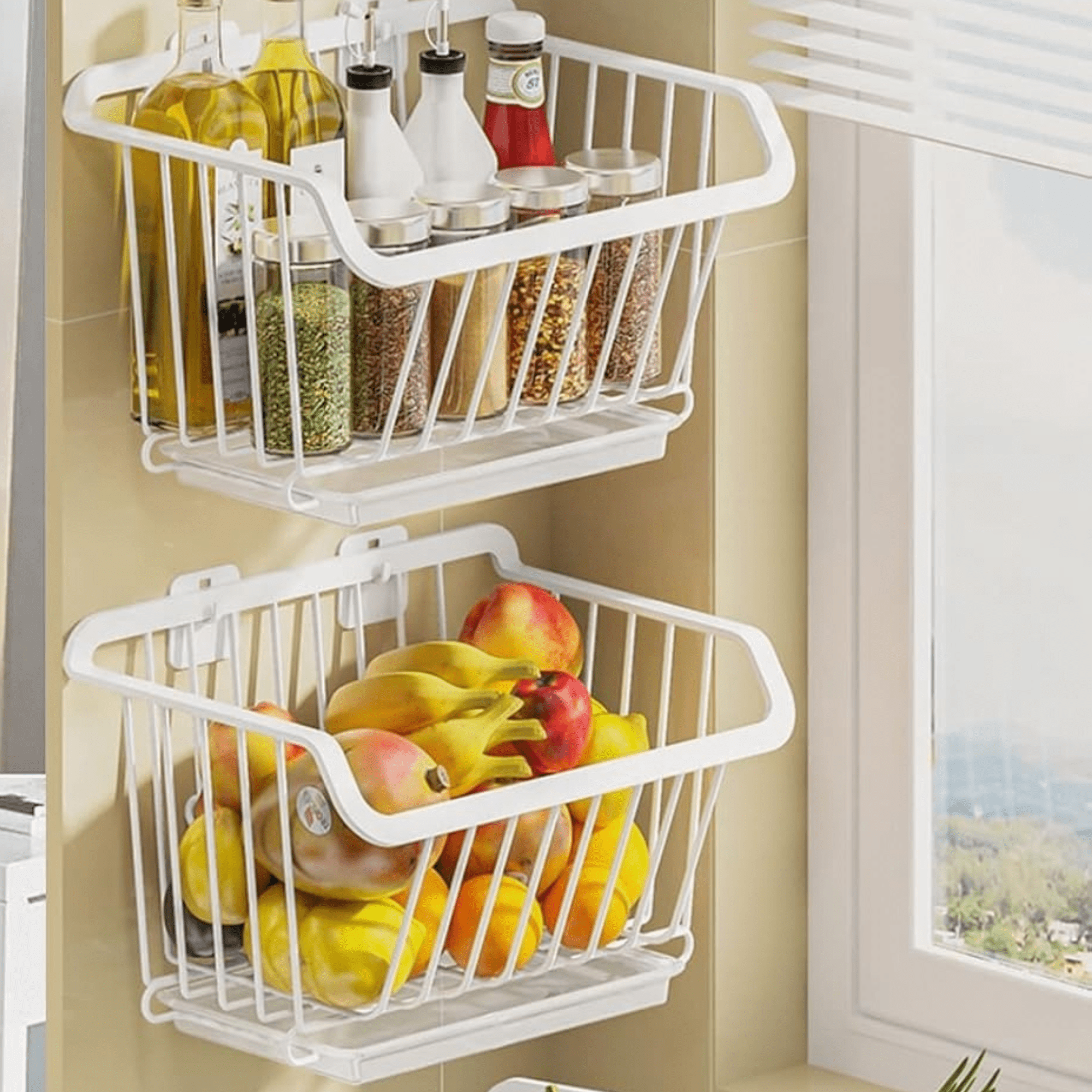 Flexi-Store Stainless Steel Basket Rack