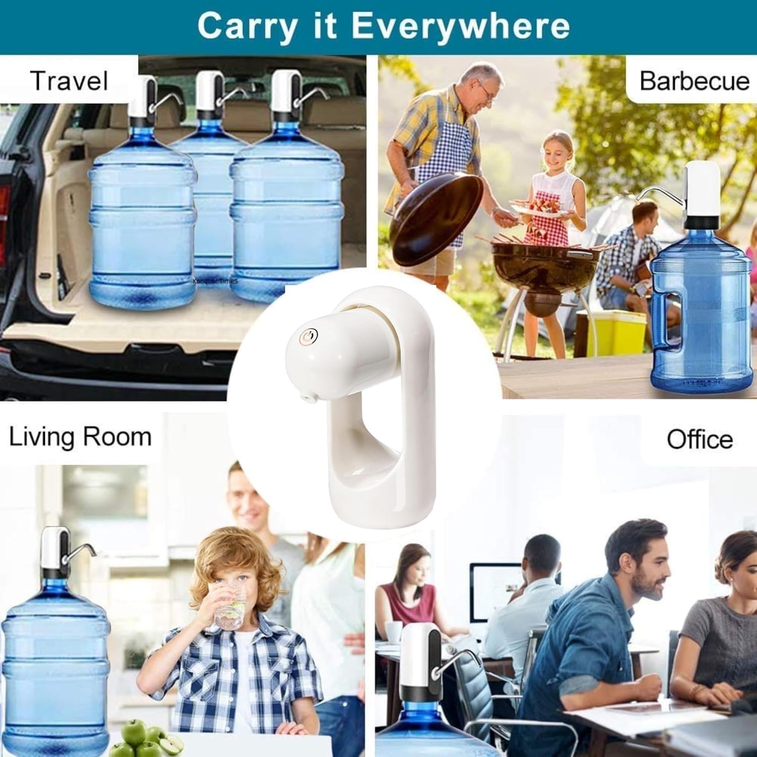 Fold-Flow Portable Electric Water Dispenser