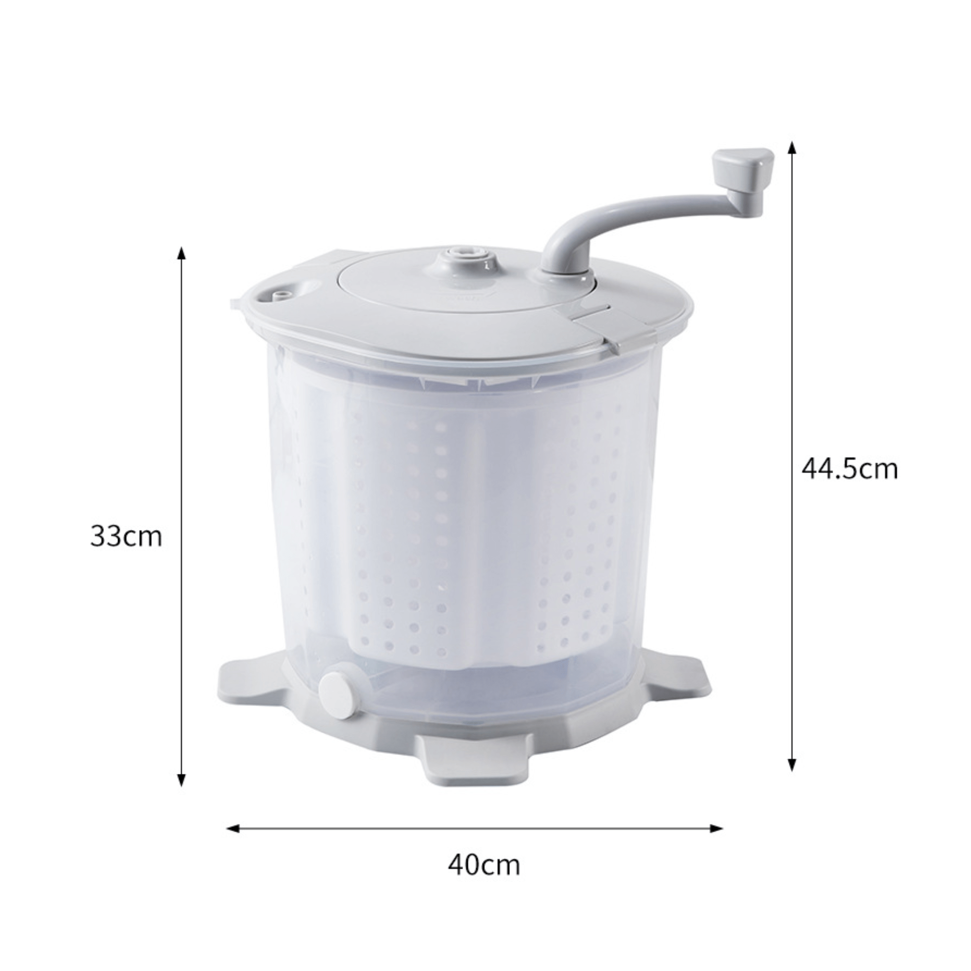 Double Barrel Manual Laundry Washer with Spin Dryer