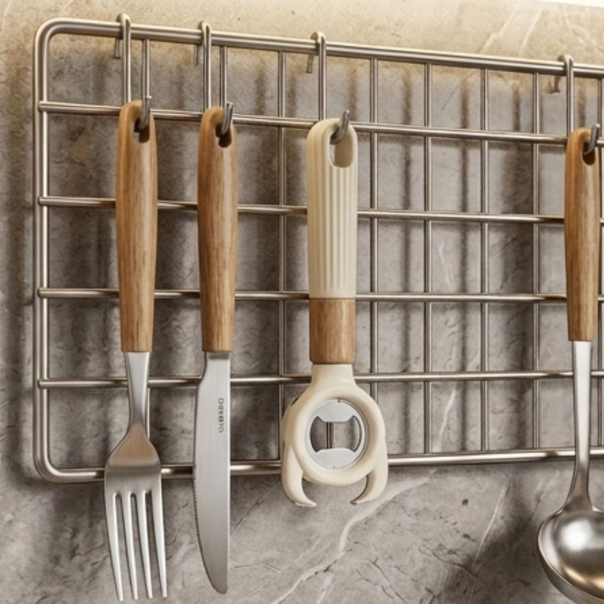Bottle Opener With Stainless Steel Opening Head